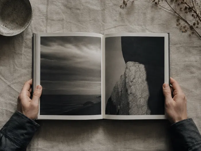 Portfolio website hero image example